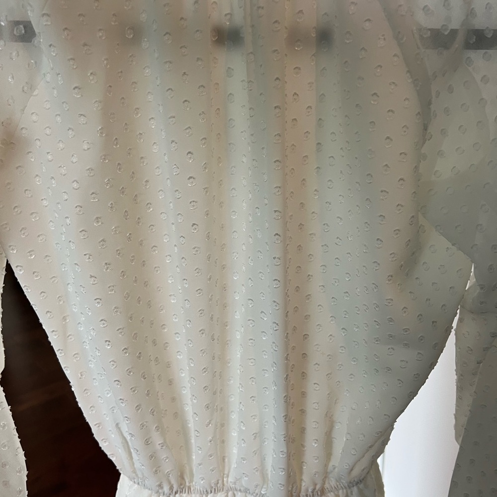 Yumi Kim Swiss Dot White Dress - image 4